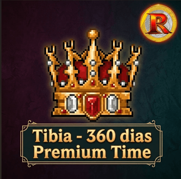 Entrega via Game Code: Resgate simples e rápido direto no site oficial do Tibia. Desbloqueie áreas exclusivas, treino offline, novas magias, promotions, mercado liberado e acesso prioritário aos servidores!