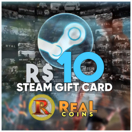 Comprar Cartão Steam Pré Pago R$ 10 Reais